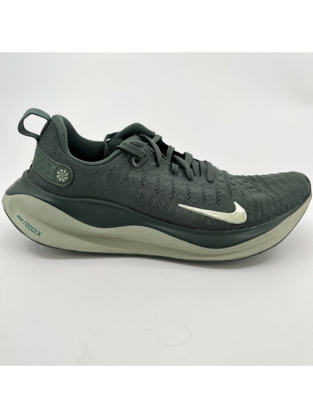 Nike ReactX Infinity Run 4 Womens Size 8 Green Athletic Running Shoes Sneakers